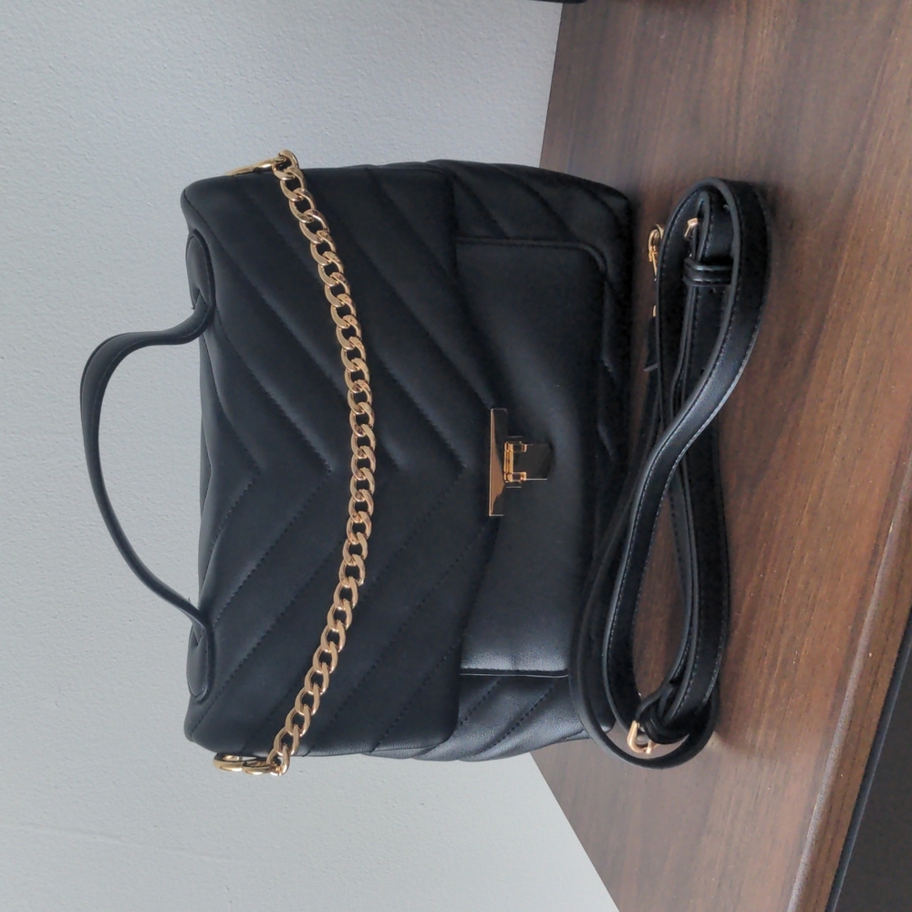 A New Day Quilted Satchel Handbag